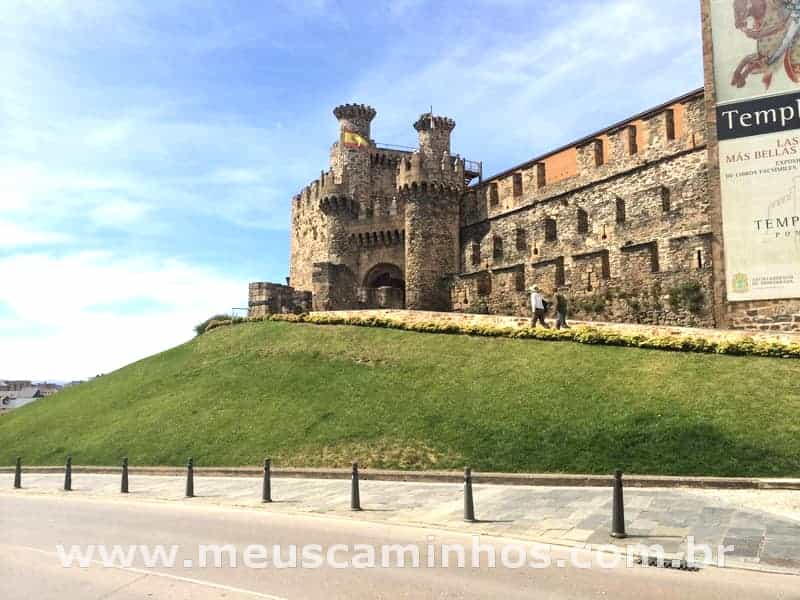 Castelo dos Templários, em Ponferrada, no Caminho de Santiago de Compostela.