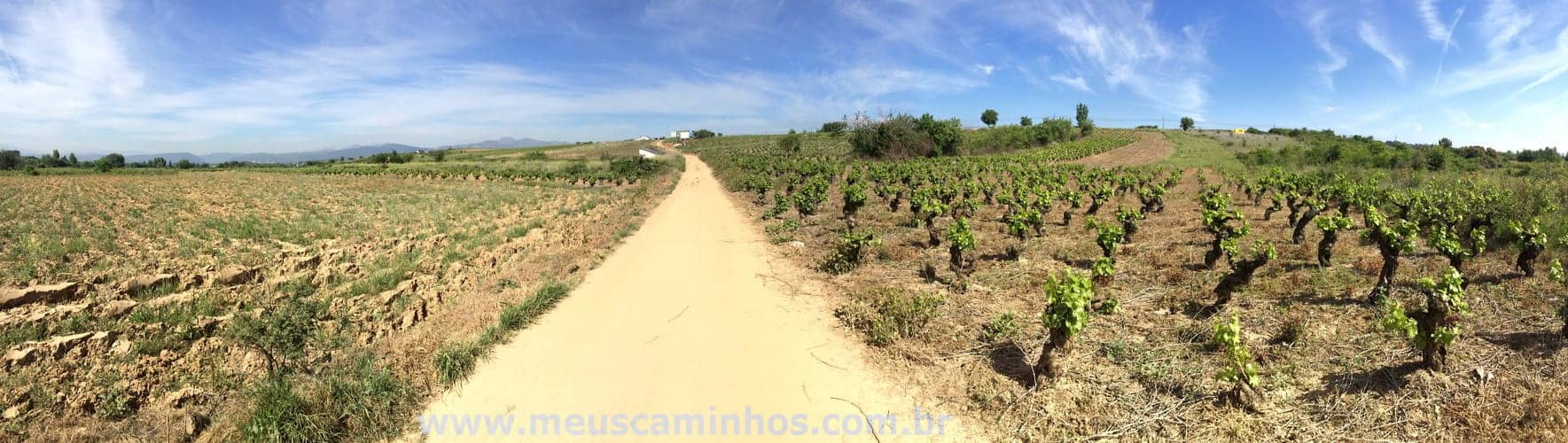 Caminho de Santiago próximo a Cacabelos